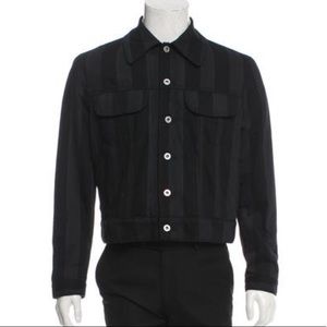 Burberry Striped Denim Jacket